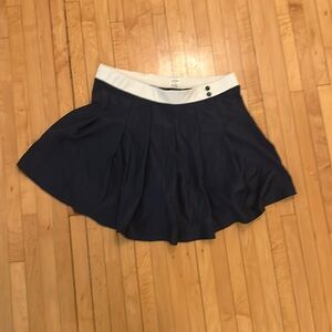 WeWore What Navy and white tennis skirt L